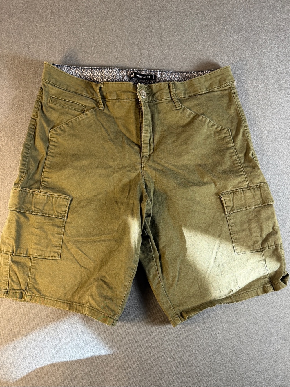 Lee Olive Green Men's Cargo Shorts